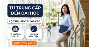 Lộ trình học từ trung cấp, cao đẳng đến đại học cùng 3 trường đối tác của ICEO